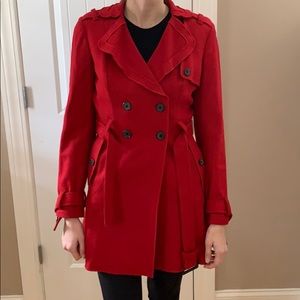 Red coat. Size 4